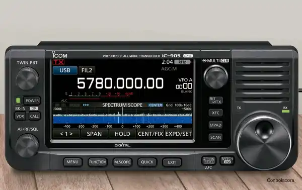 ICOM IC-905 Multiband VHF/UHF/SHF Transceiver Bands: 144, 430, 1,200, 2,400, 5,600 MHz