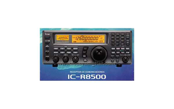 ICOM IC-R8500 Receptor de banda continua de  0,1 - 2000 MHZ