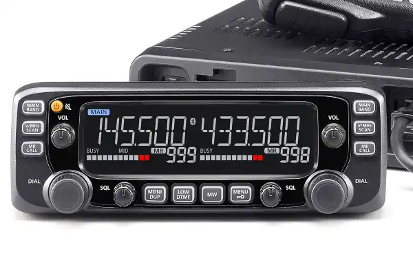 ICOM IC-2730E BLACK EDITION Dual-band VHF-UHF cross-band transmitter.