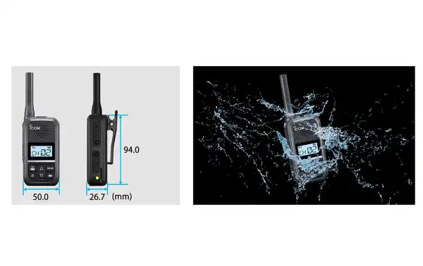 ICOM IC-U20-SR Walkie talkie de uso gratuito PMR 446