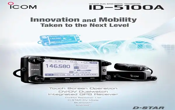 ICOM ID-5100E EMISORA MOVIL DOBLE BANDA VHF 144 / UHF 430 mhz.