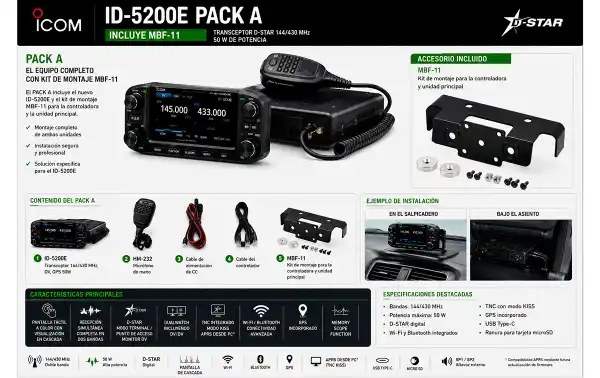 ICOM ID-5200E PACK A