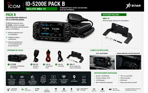 ICOM ID-5200E PACK B