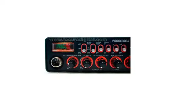 PRESIDENT JACKSON II ASC CB RADIO 40 AM / FM / USB / LSB CHANNELS All European Standards