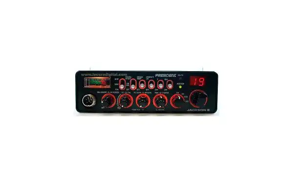 PRESIDENT JACKSON II ASC CB RADIO 40 AM / FM / USB / LSB CHANNELS All European Standards