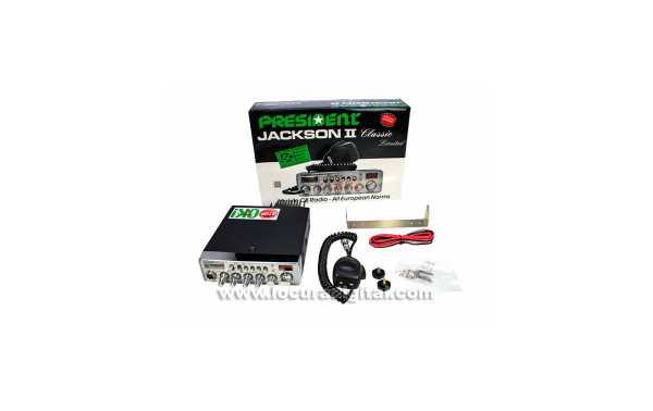 PRESIDENT JACKSON II Limited Edition -ASC CLASSIC CHROME CB / AM / AM / LSB / USB.