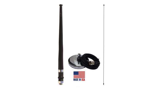 PROCOMM JBC-150-M Ímã da base da antena do veículo 8 cm CB27 Comprimento 40 cm