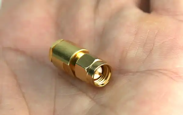 Conector de solda macho JR6852 SMA compatível para cabo RG58