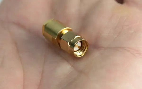 Conector de solda macho JR6852 SMA compatível para cabo RG58