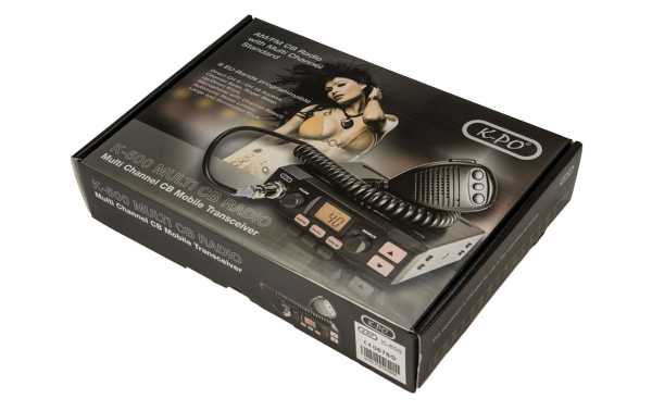 KPO K-500  Emisora CB 40 canales  AM/FM . La nueva K-PO  K-500 dispone de los elementos imprescindibles para una buena comunicación: unos prácticos controles del volumen y del silenciador que ayudan a obtener una recepción óptima.