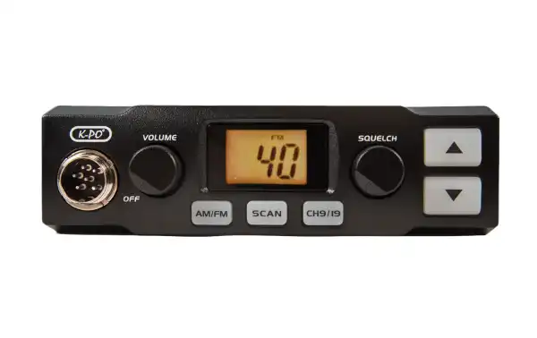 KPO K-500 Emisora CB 40 canales AM/FM . La nueva K-PO K-500 dispone de los elementos imprescindibles para una buena comunicación: unos prácticos controles del volumen y del silenciador que ayudan a obtener una recepción óptima.