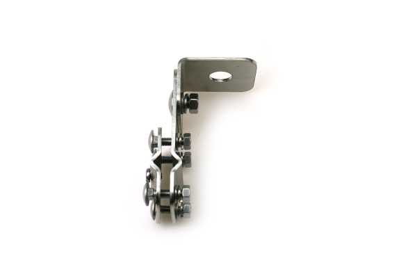 The KF110 is a stainless steel bracket designed to be used on a vehicle's rear view mirror. This type of bracket is commonly used to mount communication antennas, such as amateur radio antennas or two-way radio antennas on vehicles, trucks or other me