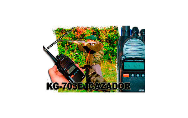 WOUXUN KG703E-CAZA 8 SCRAMBLER Y 128 CANALES DE MEMORIA. WALKIE  VHF   POTENCIA 5 WATIOS