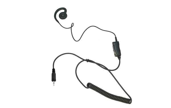 KHS34 KENWOOD Original micro-earphone with PTT for walkie PKT-23.