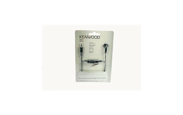 KHS33 KENWOOD Micro-auricular original con PTT tipo boton para walkie  PKT-23.