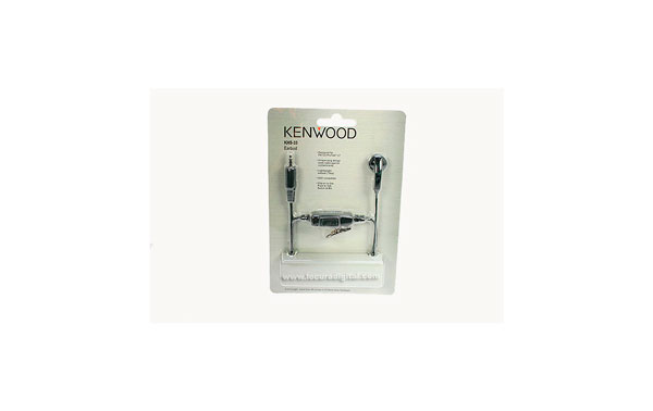 KHS33 KENWOOD Micro-fone de ouvido com PTT tipo botão walkie Original PKT-23.