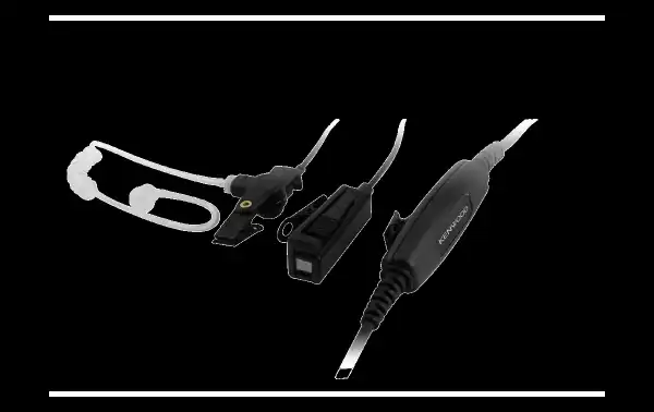 KENWOOD KHS-9BL  Microauricular  original con PTT 3p  Serie 60/70/160/170/3201/202