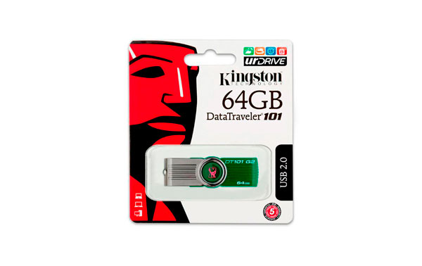 DTI64GB KINGSTON Pendrive de 64 Gb de memoria USB 2.0
