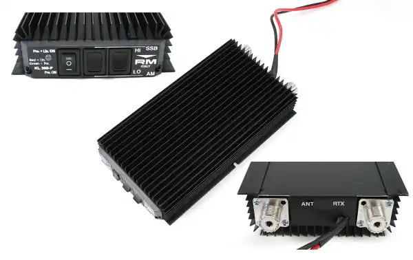 150 watt amplifier with HF RM ITALY antenna preamplifier