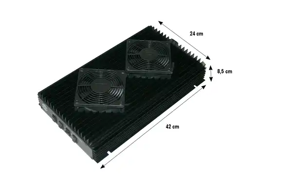 Dimensions approximatives : 270 × 185 × 65 mm.