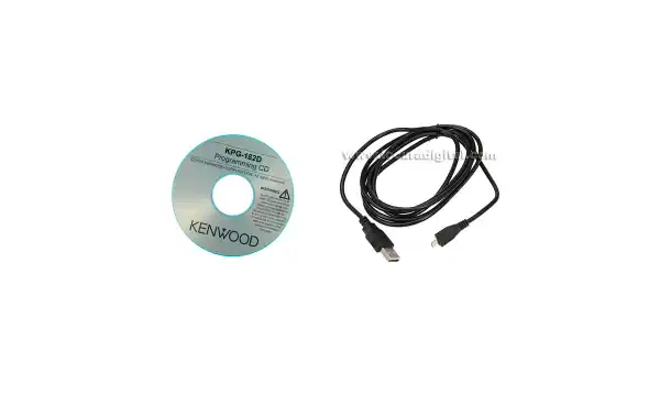 KPG182D programação USB cabo Micro USB B, + software de gestão para KENWOOD PKT-23. Além dos dados, este cabo pode ser usado para carregar o walkie partir de um computador pelo dispositivo de auto conector.