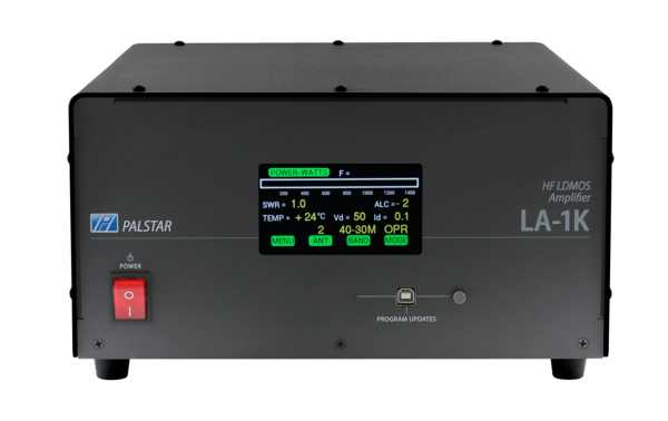 LA-1K Amplificador Palstar de HF potencia 1000 watios. El LA-1K es un amplificador de 1000 vatios de HF LDMOS  detección dual de RF. Mientras que el LA-1K funcionará con una amplia variedad de sintonizadores y transceptores, Palstar esta diseñado a la med