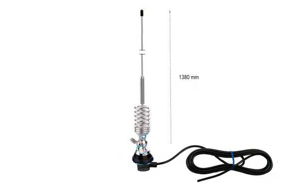 Lemm AT-291 Mobile Antenna VHF 5/8 power 300w Length 1380 mm