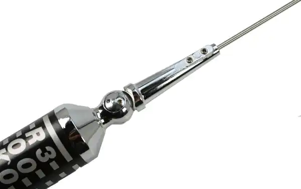 LEMM Roki-3000PL Antenne PL connecteur mâle uniquement Radiant CB 27 Mhz longueur 1,7 cm couleur argent bobine extérieure.