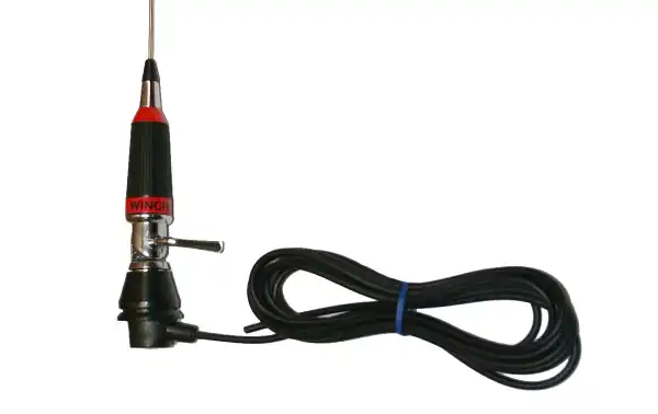 LEMM T-550 WINCHESTER Antena abatible CB 27 Mhz longitud 1 mts color Rojo y Negro 