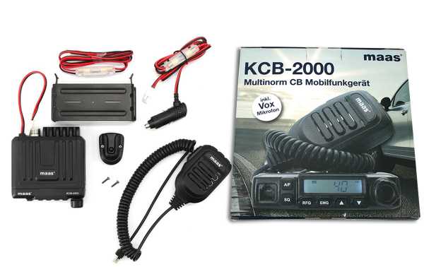 MAAS KCB 2000 CB Station 27 Mhz 40 canaux AM/FM