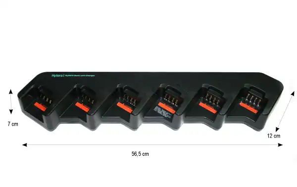 HYTERA MCL39 EU 6-unit charger for HP5, HP6, HP7 series walkie-talkies and PT590