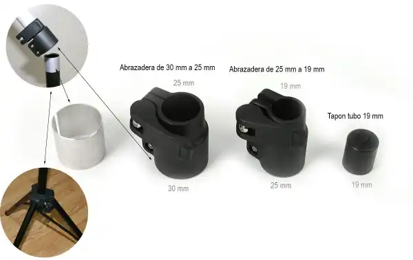 MFJ-1918EX Tripod with telescopic mast for antennas length 3.40 M
