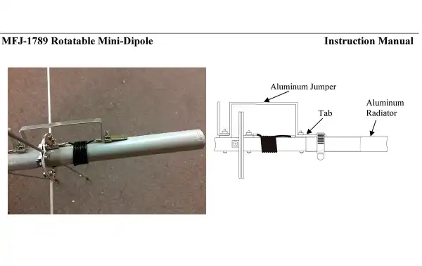 MFJ-1789 esquema de montaje