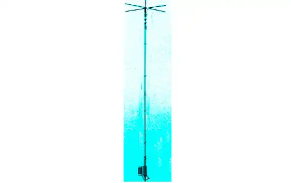 MFJ1793 Antenne HF verticale MFJ 20/40/80 mts. Longueur 10 mètres.