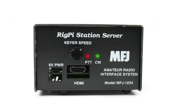 MFJ-1234  Interface RIGPI, es un nuevo sistema para controlar cualquier emisora de forma remota. Lo que lo hace diferente a otras opciones es que todo lo que necesitas, lo lleva integrado. Le permite controlar de forma remota casi cualquier transceptor de