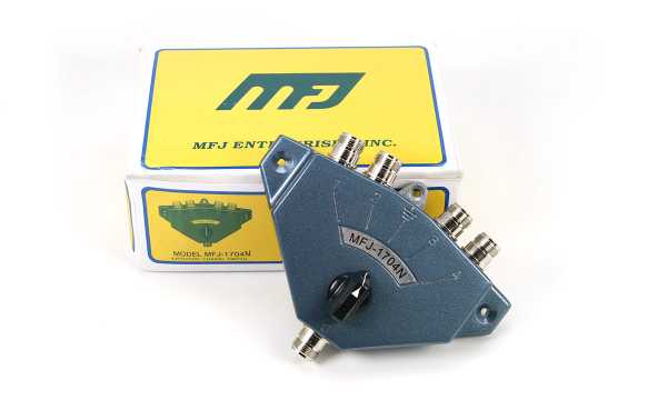 MFJ-1704-N N connectors switch