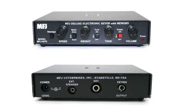 MFJ-407E Electronic morse keyer with memory