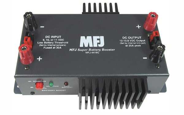 MFJ-4416C Estabilizador tensión baterias Entrada 9-13,8 v salida 13,8v