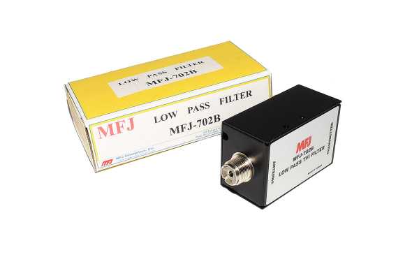 Passagens de filtro MFJ 702B MFJ. Freqüência de 1 a 30 Mhz, 200 Wats