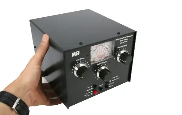 MFJ974HB acoplador de antena manual 1-8 a 54 Mhz para linhas balanceadas