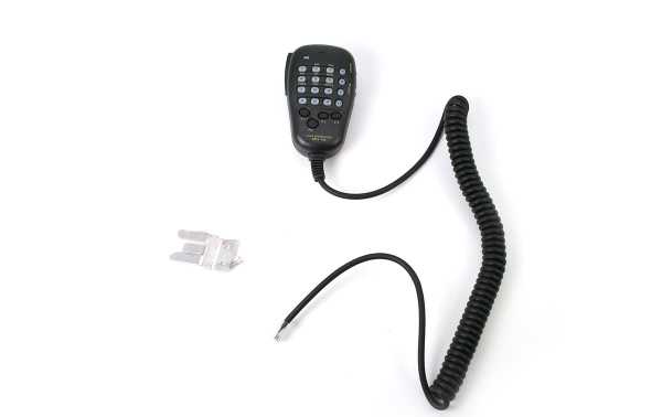 Microfone equivalente MH-48A6JEQ para estações Yaesu com teclado DTMF e conector RJ-14