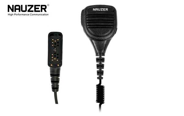 The NAUZER MIA120 H2 is a micro-speaker designed to be compatible with Hytera Hyt brand walkie talkies, specifically the PT580, PD780, PD780G and PD780S models. High-quality professional speaker-microphone with oversized PTT button. Includes 3.5 mm connec