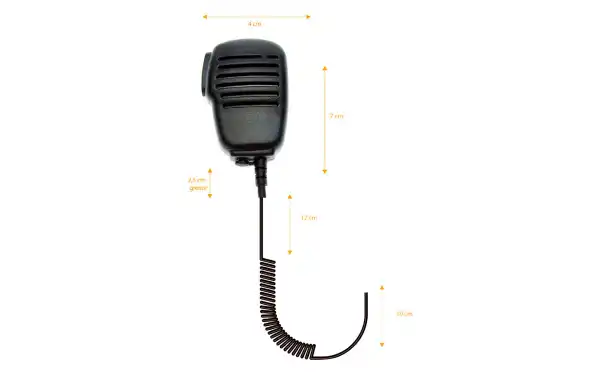 NAUZER MIA115S2 PTT speaker microphone for ICOM