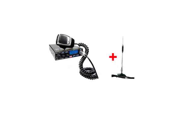 MIDLAND 278 KIT-1 Emisora CB 27 Mhz. 40 Canales AM/FM 4W + ANTENA MAGNETICA 18-244M 