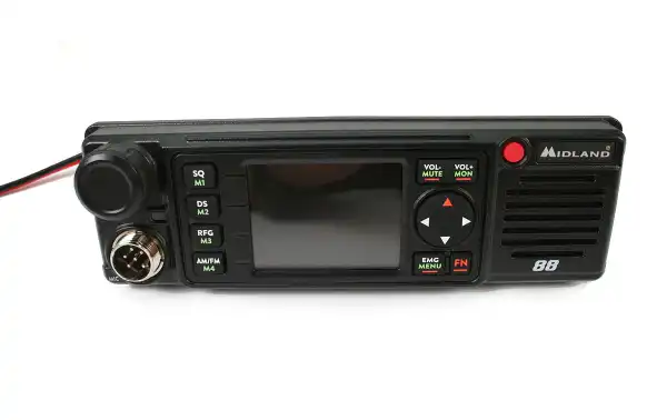 MIDLAND M-88 CB station 27 AM-FM 40 Channels, voltage 12-24 volts