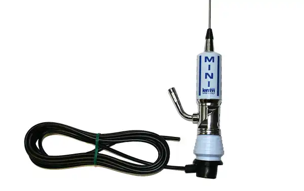 Antenne mobile LEMM MINITURBO LIGHTBLUE CB 110 cm couleur bleu clair