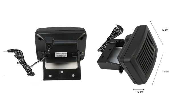 Altavoz externo para radio Yaesu, 1 mini altavoz externo portátil de 0 Altavoz externo para radio Yaesu, 1 mini altavoz externo portátil de 0