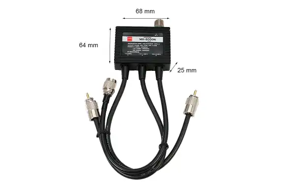 MX2000N Triplexer Diamond 50/144 / 430Mhz connectors 2 PL male 1 N male