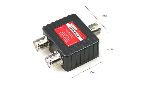 Bandas de Frecuencia: El duplexor MX-720-PWRD está diseñado para funcionar en múltiples bandas de frecuencia, incluyendo HF (1,6-30 MHz), VHF (50-150 MHz) y UHF (400-460 MHz). Esto lo hace adecuado para una amplia gama de aplicaciones de radioaficionados 