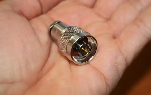 Solder adapter with N male connector compatible for H155 cable